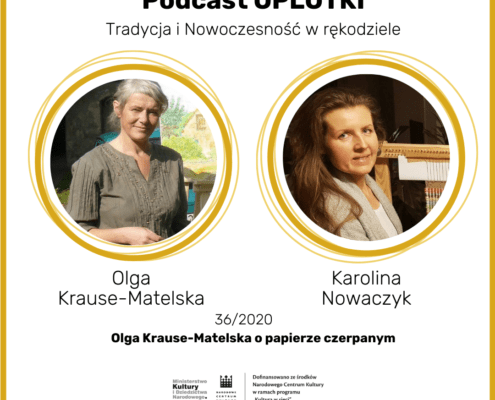 9_36_2020 Olga Krause-Matelska o papierze czerpanym