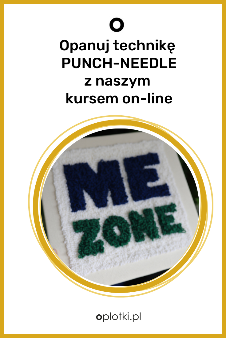 punch needle kurs on-line z video tutorialami