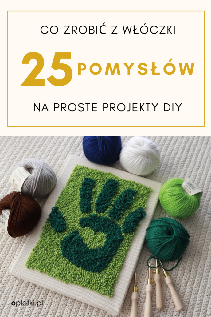 pomysły na projekty punch needle krok po kroku